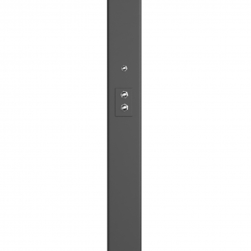 Баскетбольная стойка стационарная UNIX Line B-Stand-PC 72"x42" R45 H230-305 см - 11